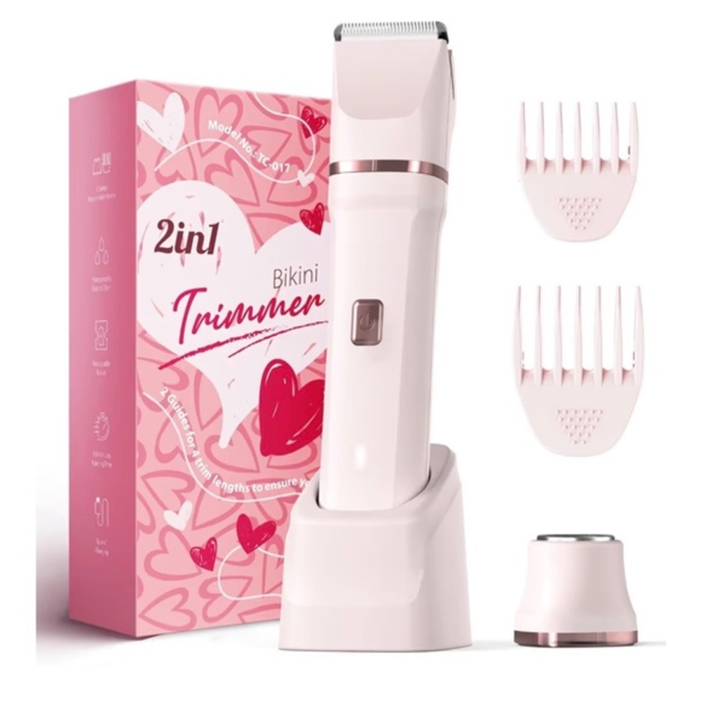 2 in 1 Bikini Trimmer for women rechargeable
